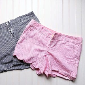 Lilly Pulitzer shorts LOT 2 pairs Scalloped